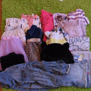 Girls Clothing Lot of 17 Pieces, Multiple Outfits,Skirts, Dresses etc.EUC Size 4